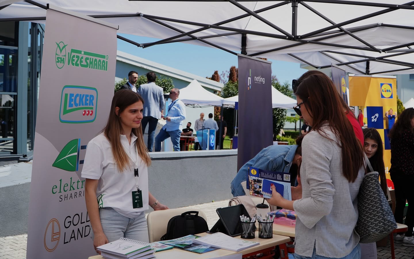 Veze Sharri Group at the SEEU Career Fair 2025 - Image 4