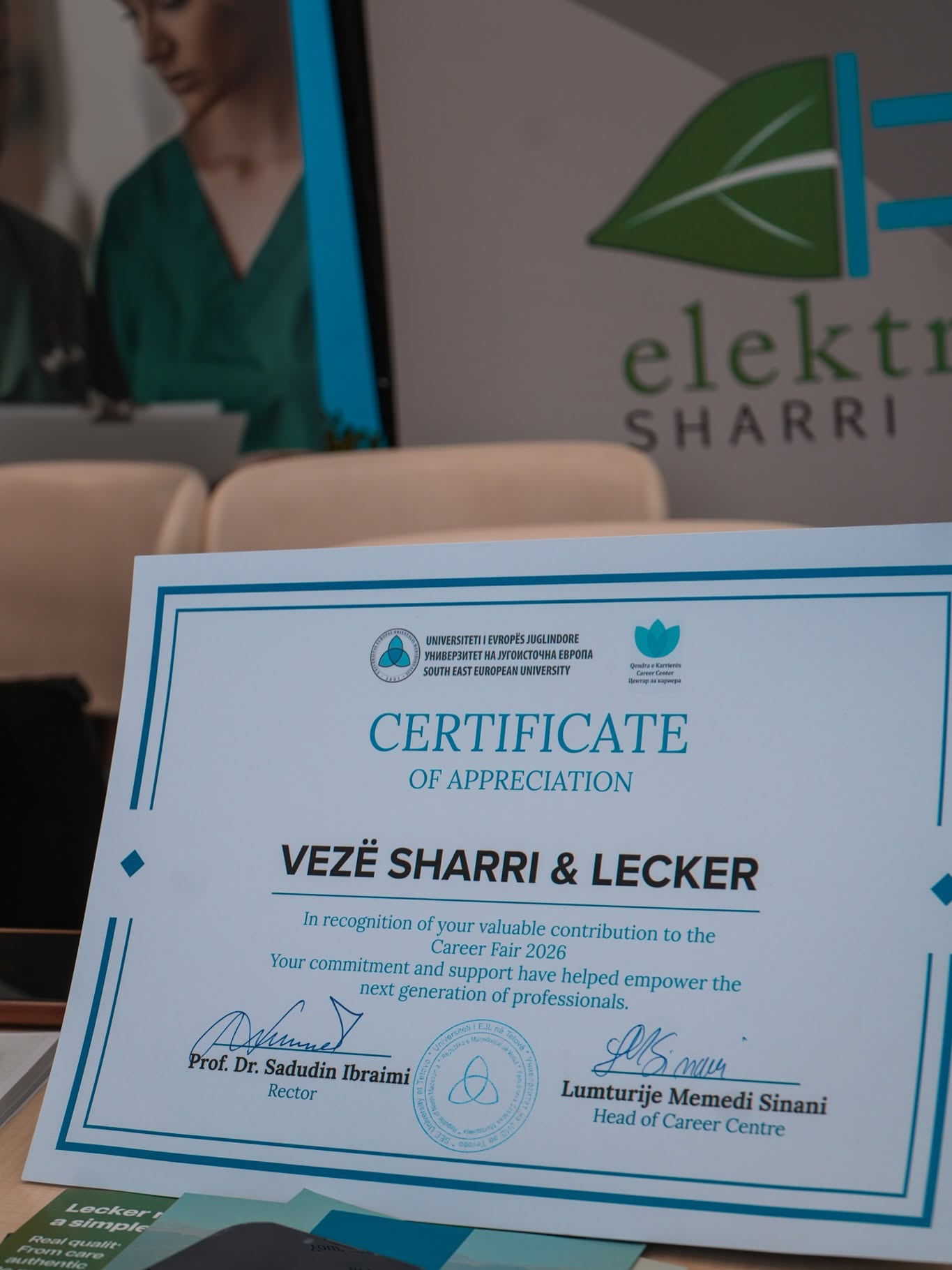 Veze Sharri Group Participates in the Career Fair at South East European University 2026 - Image 3